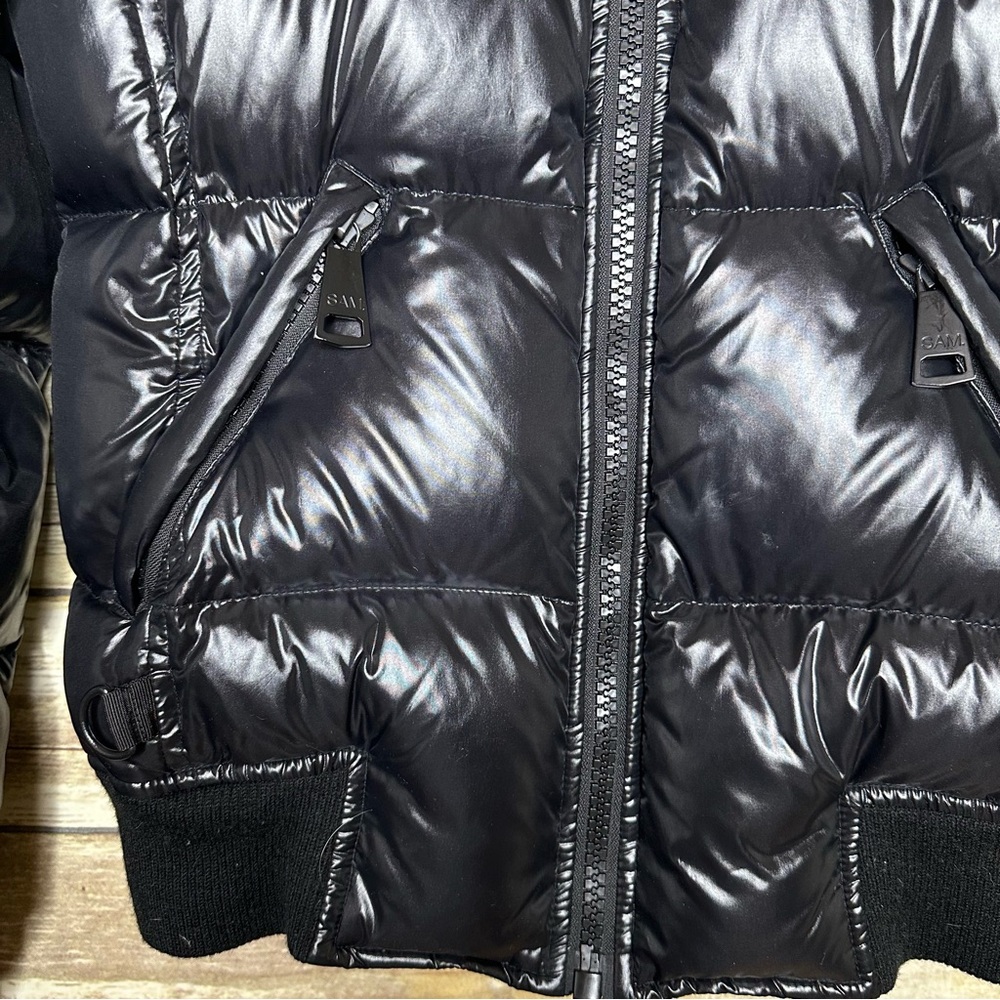 SAM. L Freestyle Down Puffer Jacket black shine - Picture 5 of 11
